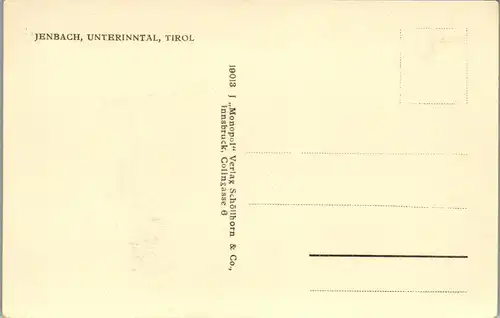 34251 - Tirol - Jenbach , Unterinntal , Panorama - nicht gelaufen