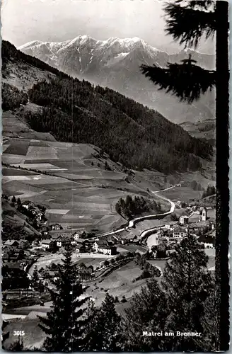 34256 - Tirol - Matrei am Brenner , Panorama - gelaufen 1957