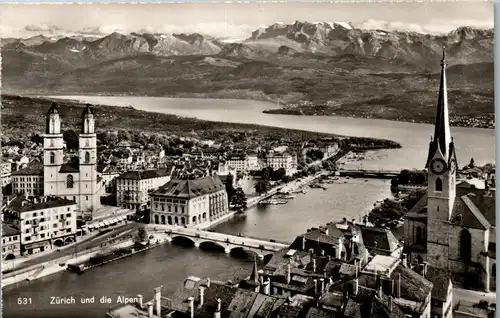 34278 - Schweiz - Zürich und die Alpen - nicht gelaufen