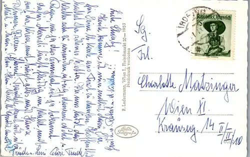 34335 - Steiermark - Raumberg bei Irdning mit Grimming , Höhere Bundeslehranstalt f. Landwirtschaft - gelaufen 1957