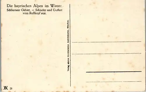 34358 - Deutschland - Schlierseer Gebiet , Schinder und Guffert vom Roßkopf aus - nicht gelaufen