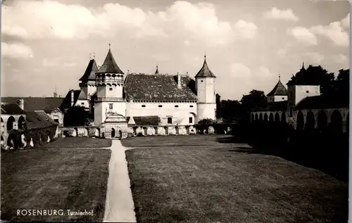 34362 - Niederösterreich - Rosenburg , Turnierhof - gelaufen 1957