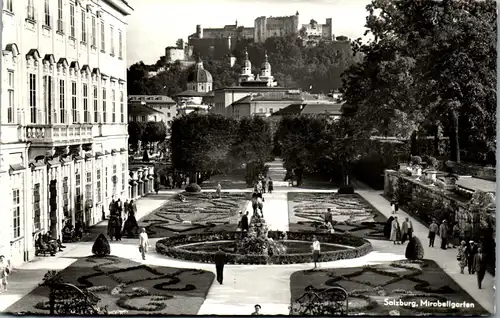 34370 - Salzburg - Mirabellgarten - gelaufen 1958