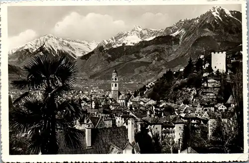 34391 - Italien - Meran , Panorama , Merano - gelaufen 1953