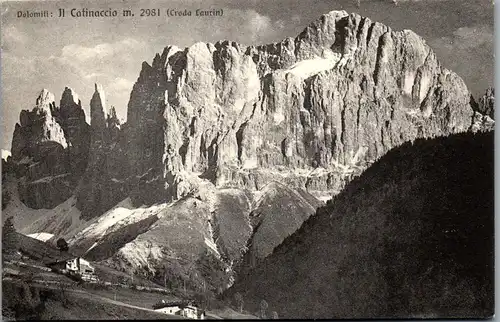 34392 - Italien - Dolomiti , Il Catinaccio , Croda Laurin - gelaufen 1950
