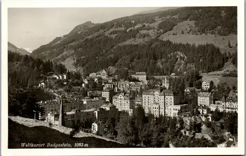 34404 - Salzburg - Badgastein , Bad Gastein , Panorama - gelaufen 1943