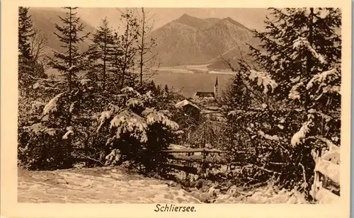 34422 - Deutschland - Schliersee , Panorama - nicht gelaufen