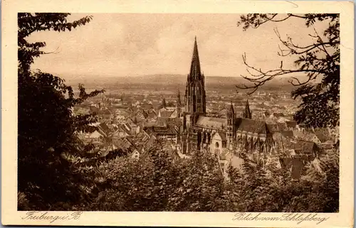 34430 - Deutschland - Freiburg i. B. , Blick vom Schlossberg - nicht gelaufen