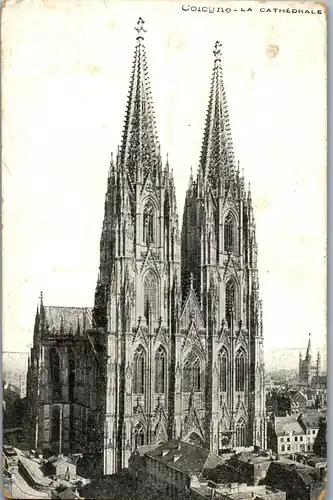 34448 - Deutschland - Köln , Cologne , Dom , La Cathedrale - gelaufen