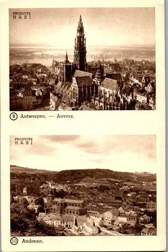 34449 - Belgien - Antwerpen , Anvers , Andenne , Panorama