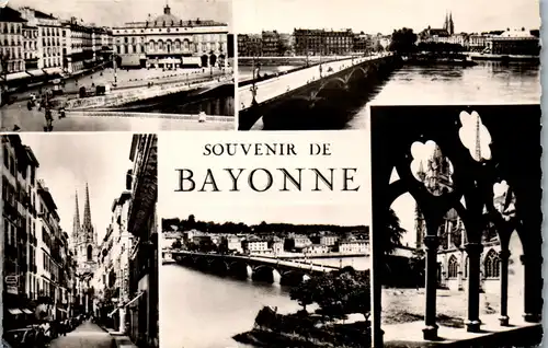 34458 - Frankreich - Bayonne , Mehrbildkarte - nicht gelaufen