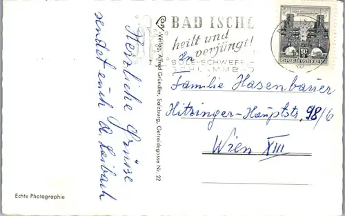 34459 - Oberösterreich - Bad Ischl , Kurhaus Helios - gelaufen 1964