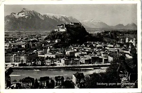 34467 - Salzburg - Salzburg gegen Untersberg - gelaufen