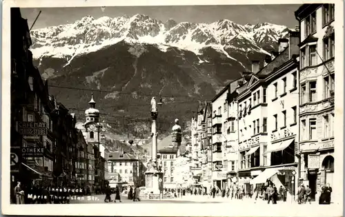 34475 - Tirol - Innsbruck , Maria Theresienstrasse - gelaufen
