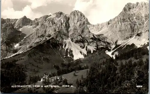 34482 - Steiermark - Austriahütte mit Türlspitz - gelaufen 1953