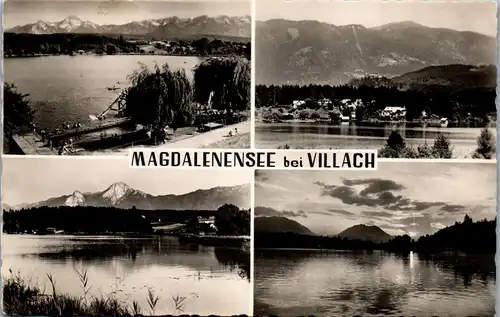 34484 - Kärnten - Magdalenensee bei Villach - gelaufen 1954