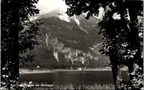 34494 - Kärnten - Hermagor , Pressegger See  - gelaufen 1958