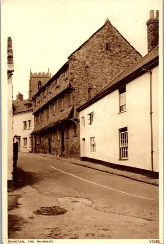 34512 - Großbritannien - Dunster , The Nunnery - gelaufen 1956