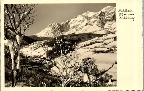 34551 - Salzburg - Mühlbach am Hochkönig , Panorama - gelaufen 1952