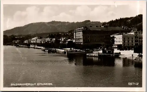 34566 - Oberösterreich - Gmunden , Salzkammergut - nicht gelaufen 1942