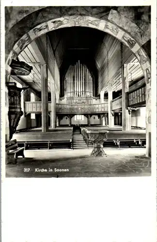 34591 - Schweiz - Saanen , Kirche - nicht gelaufen