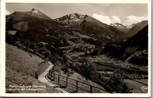 34617 - Salzburg - Martin Lodinger Höhenweg , Zwischen Hof- u. Badgastein , Graukogel u. Feuersang - gelaufen 1950