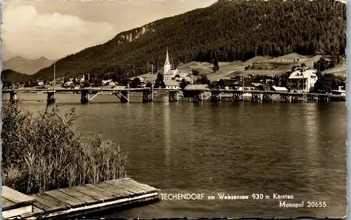 34620 - Kärnten - Techendorf am Weissensee - gelaufen 1956