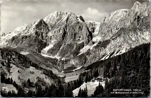 34622 - Salzburg - Mühlbach am Hochkönig , Rupertihaus mit Wetterwand , Sepp u. Paula Bradl - nicht gelaufen