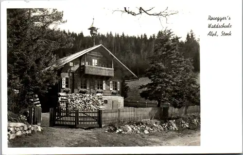 34627 - Steiermark - Krieglach , Alpl , Rosegger's Waldschule - nicht gelaufen
