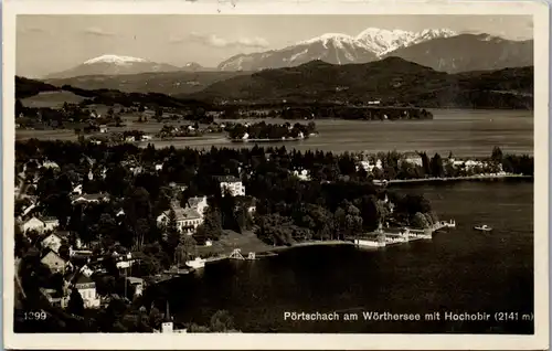 34640 - Kärnten - Pörtschach am Wörthersee mit Hochobir - gelaufen 1938
