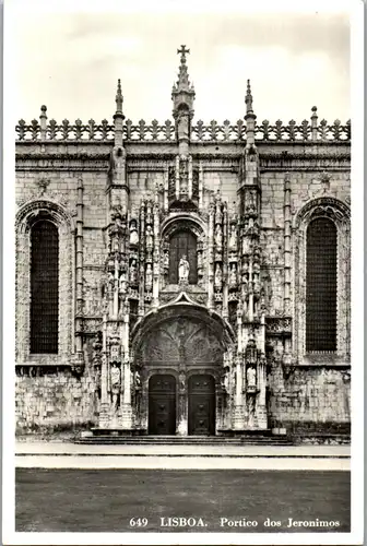 34645 - Portugal - Lisboa , Portico dos Jeronimos - nicht gelaufen