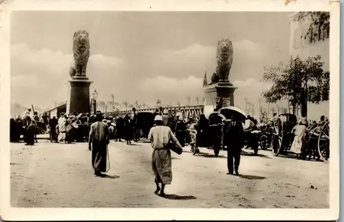 34690 - Ägypten - Kairo , Cairo , The Kasr el Nil Bridge - nicht gelaufen