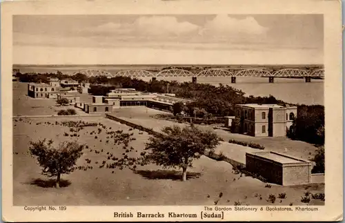 34698 - Sudan - British Barracks Khartoum - nicht gelaufen