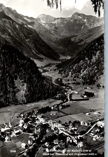 34715 - Kärnten - Mallnitz , Blick ins Tauerntal mit Geiselkopf - nicht gelaufen