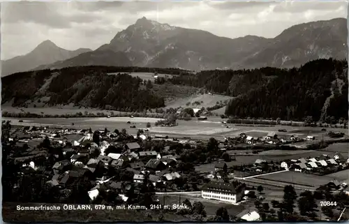 34720 - Steiermark - Öblarn mit Kamm , Panorama - gelaufen 1966