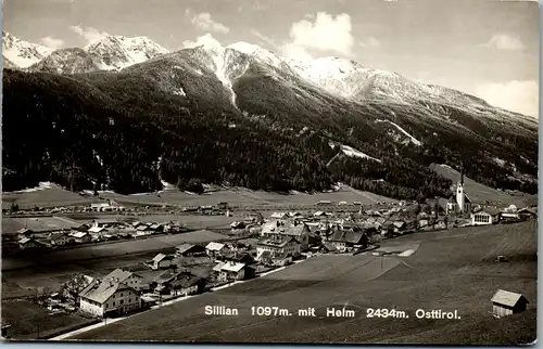 34724 - Tirol - Sillian mit Helm , Panorama - gelaufen 1956