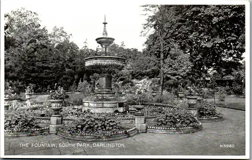 34726 - Großbritannien - Darlington , The Fountain , South Park - nicht gelaufen