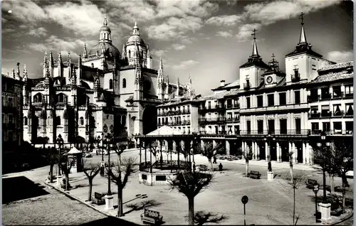 34747 - Spanien - Segovia , Catedral - nicht gelaufen