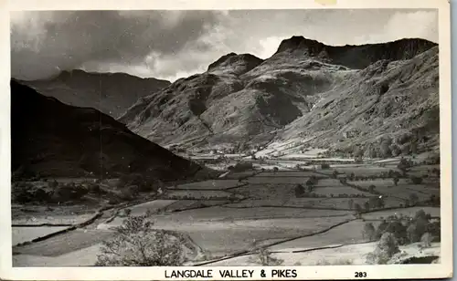 34762 - Großbritannien - Langdale Valley & Pikes - gelaufen 1951