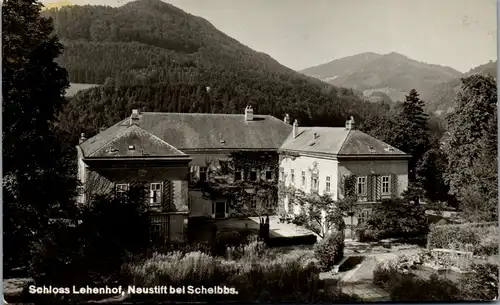 34769 - Niederösterreich - Neustift bei Scheibbs , Schloss Lehenhof - gelaufen 1952