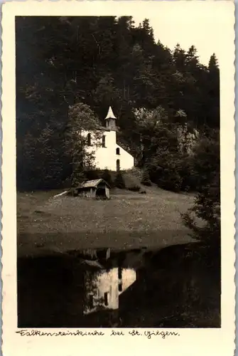 34777 - Salzburg - St. Gilgen , Falkensteinkirche - nicht gelaufen