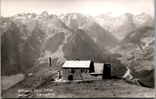 34783 - Vorarlberg - Frassenhütte , Zimba , Schesaplana - nicht gelaufen