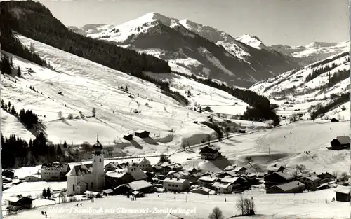 34788 - Salzburg - Saalbach mit Glemmtal , Zwölferkogel , Skidorf - gelaufen 1960