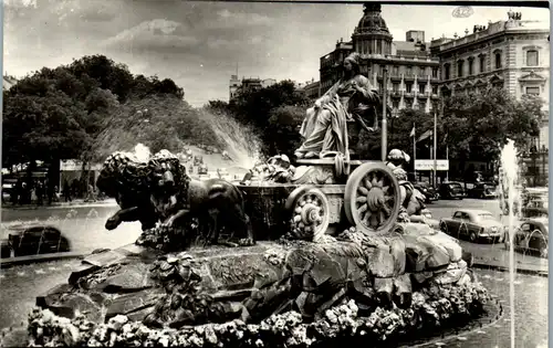 34844 - Spanien - Madrid , Fuente de la Cibeles - nicht gelaufen