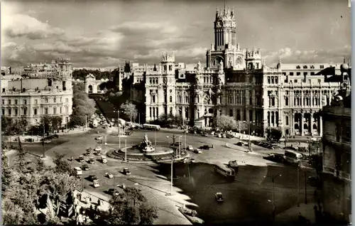 34845 - Spanien - Madrid , Cibeles y Casa de Correos - nicht gelaufen