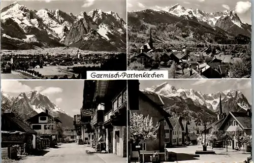 34863 - Deutschland - Garmisch Partenkirchen , Mehrbildkarte - nicht gelaufen