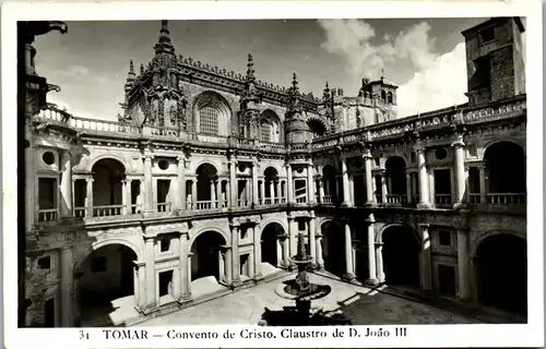 34876 - Portugal - Tomar , Convento de Cristo Claustro de D. Joao III - nicht gelaufen