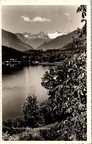 34885 - Steiermark - Altaussee , Altausseersee mit Dachstein - gelaufen 1953