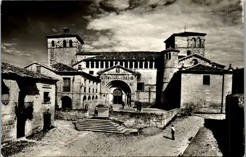 34910 - Spanien - Santillana del Mar , La Colegiata - nicht gelaufen