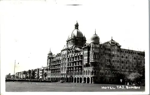 34929 - Indien - Bombay , Hotel Taj - gelaufen 1955